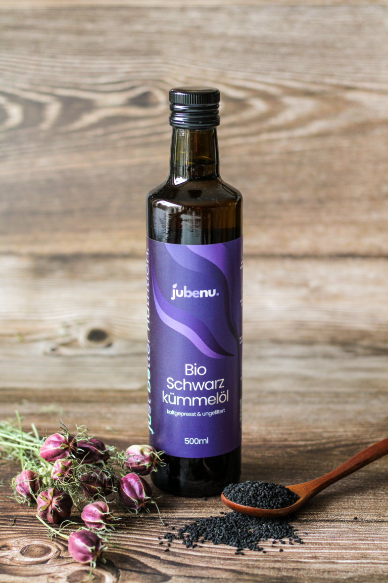 Flasche Schwarzkümmelöl von jubenu