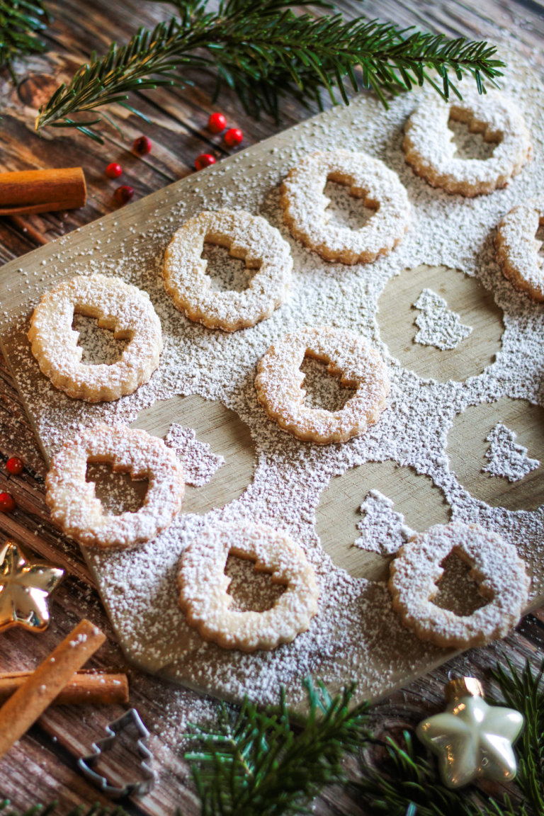 Kekshälften für Linzer Plätzchen